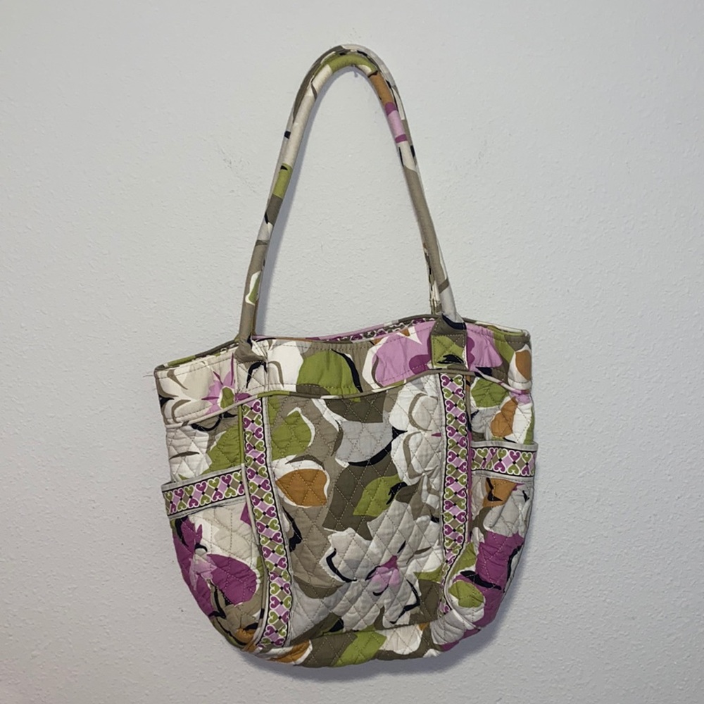 Vera Bradley Large Tote style bag Purple Green